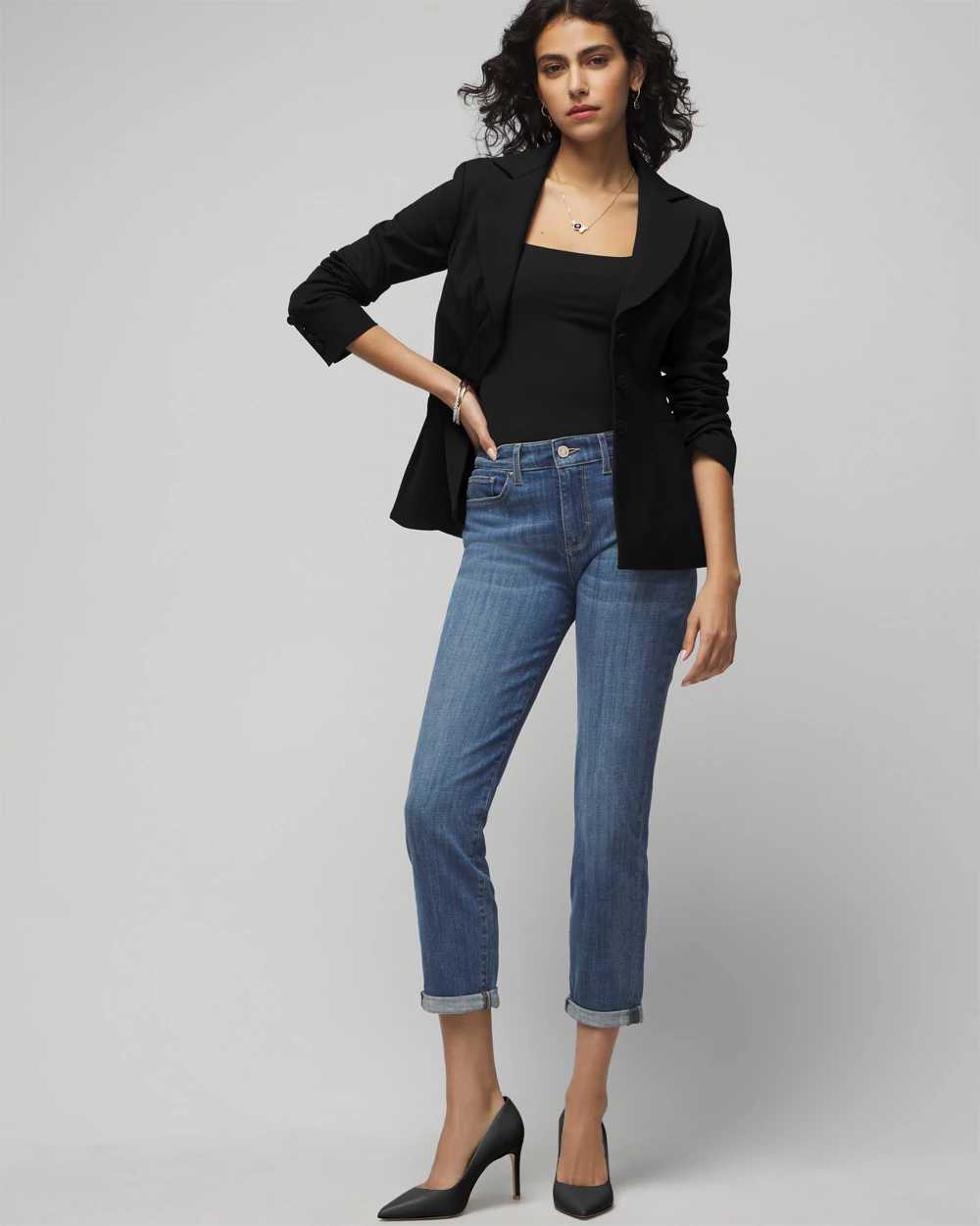 Whbm blazer top